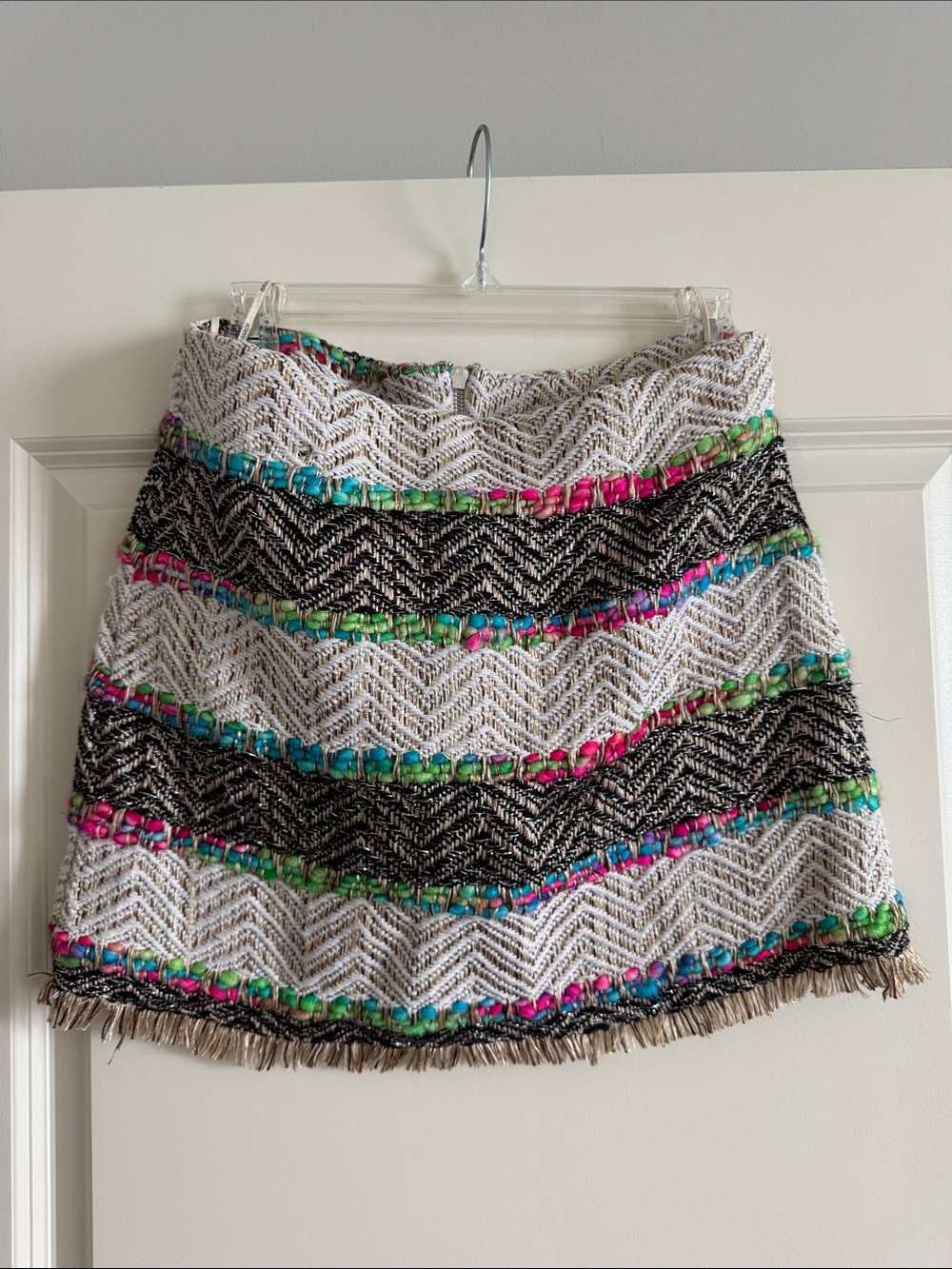 Judith March Tweed Multicolor Skirt